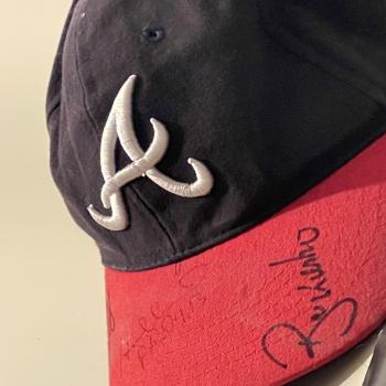 autograph Atlanta Braves Hat 