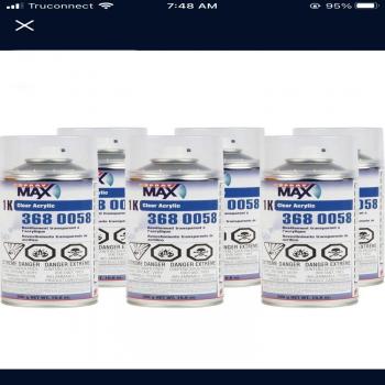 Clear Coat Spraymax Spray Can 