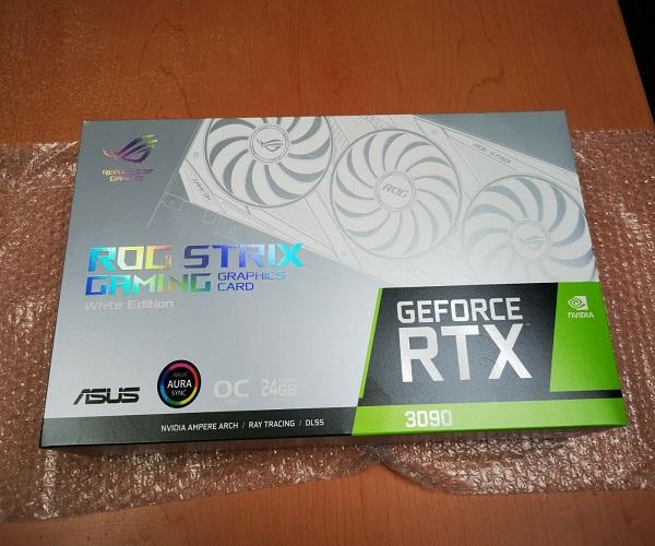 ROG Strix GeForce RTX 3090 White Edition 24G OC Gr