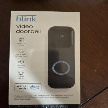 blink doorbell w/ 2 od cameras