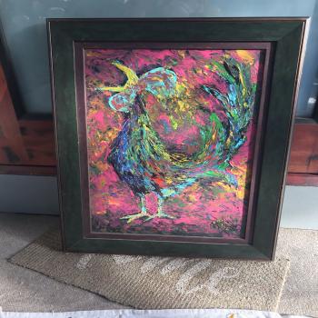 Rooster Painting 