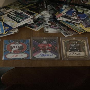 sports card inserts and autos 