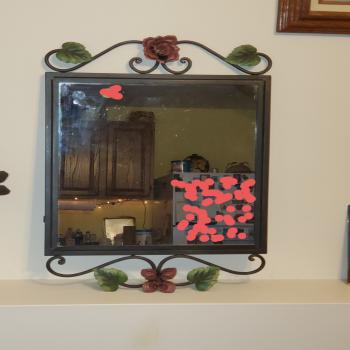 Heavy Wrought-iron Mirror
