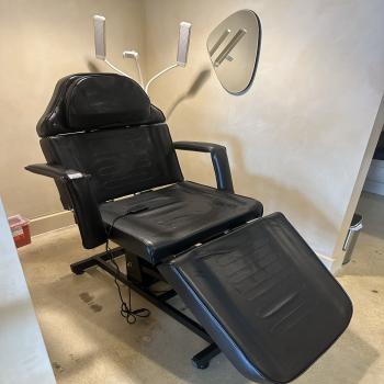esthetician, massage chair