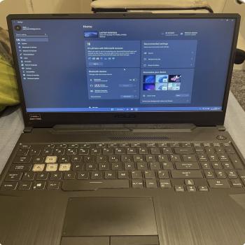 Asus Tuf  F15 Gaming laptop