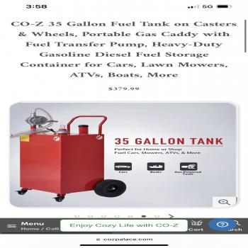gas cart carrier