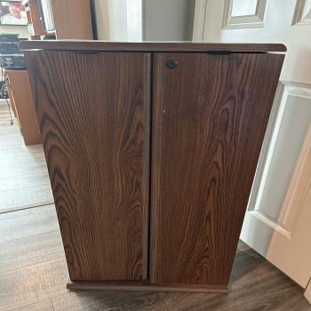 media storage cabinet