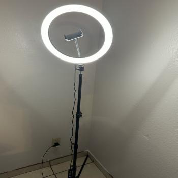 12 inch extendable ring light 
