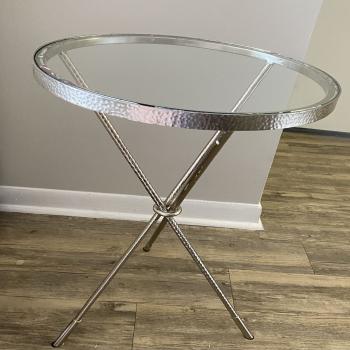 Table with glass 