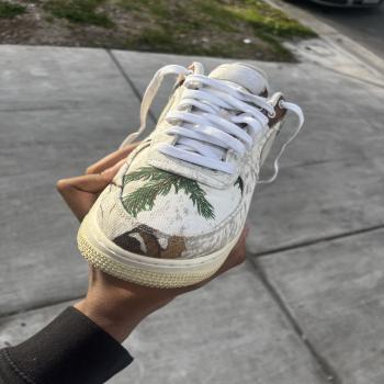 Nike Air Force 1s real tree 