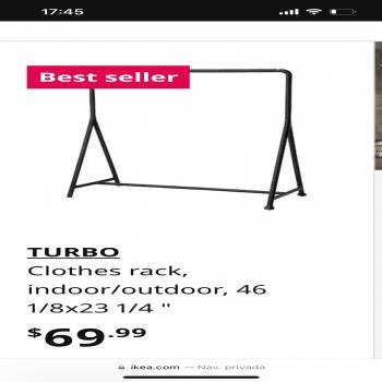 clothes rack Turbo Ikea news
