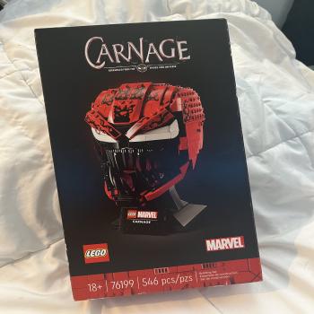 Carnage Lego Head
