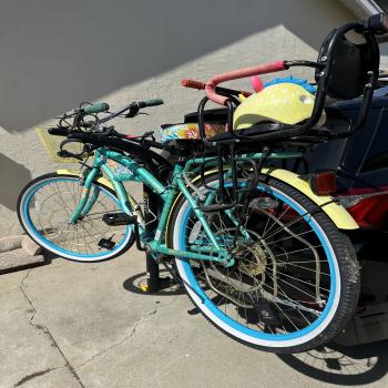 bike and bike rack 