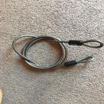 masterlock bike lock cable