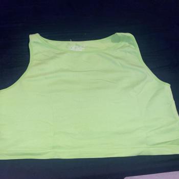 lime green primark top 