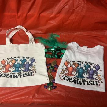 Mardi Gras t shirt & tote bag 