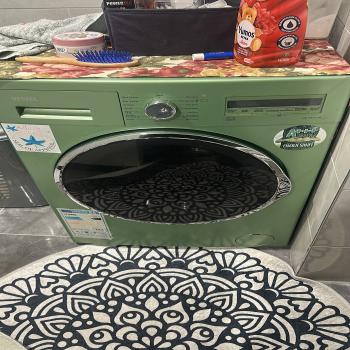 fridge and washing machine 