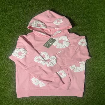 pink denim tears hoodie 