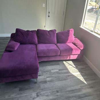 prince purple couch 