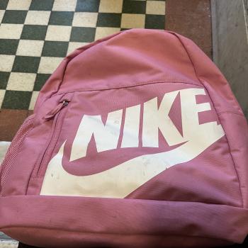 pink Nike bookbag