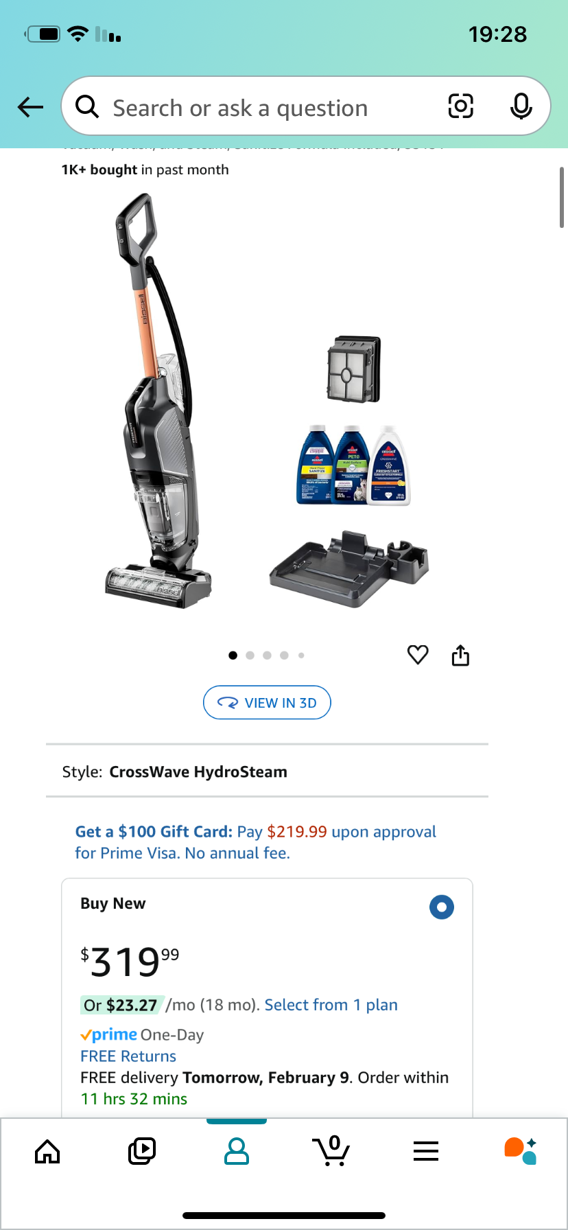 Steam multi surface cleaner