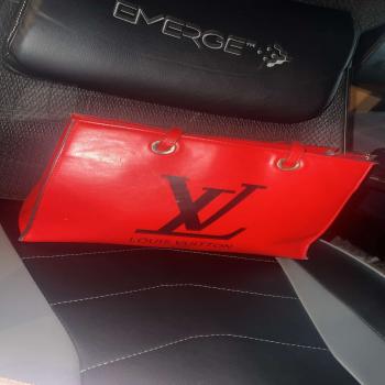 Red LV Handbag