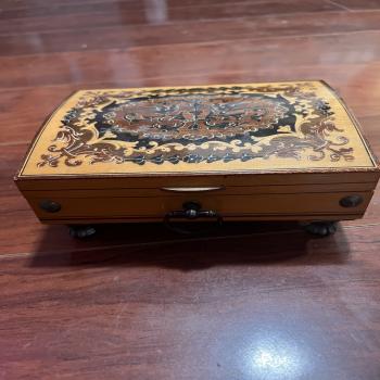 Antique music box