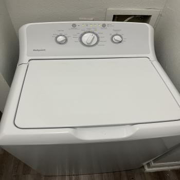 washer and dryer