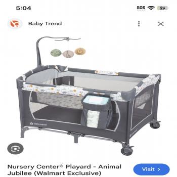 infant play yard (pics are e.g