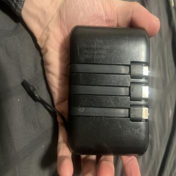 portable charger. 