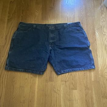 navy blue wrangler shorts 