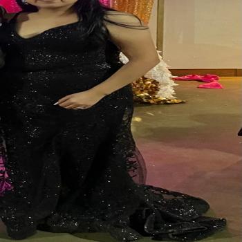 Black Sequin Dress