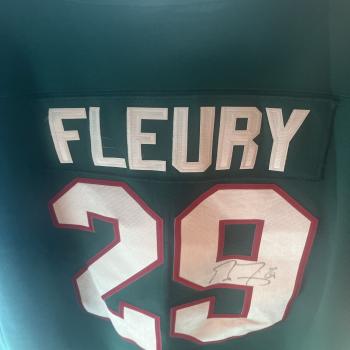 sign Marc Andre fleury jersey 