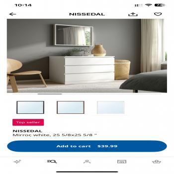 IKEA wall mirror 