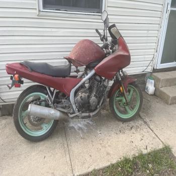 my old motorcycle. 