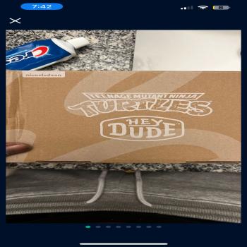 selling HEY Dude shoes