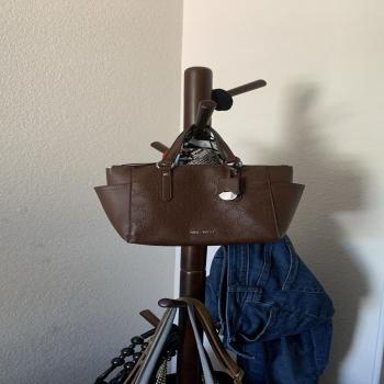 brown purse