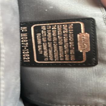 Coach hand bag