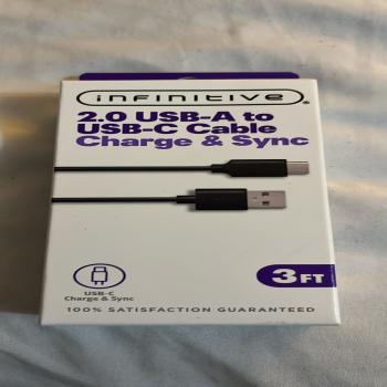 USB C charge & sync cord 