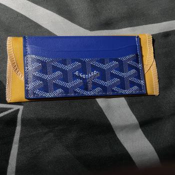 Goyard wallet blue color 