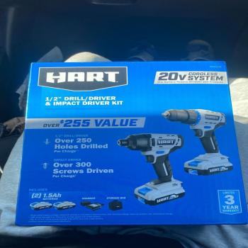 two brand new drills 