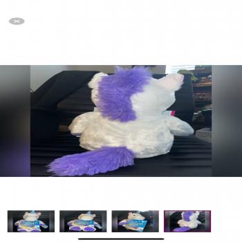 unicorn book $ plush