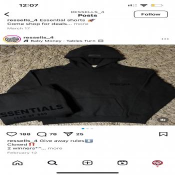 essentials sweatshits 