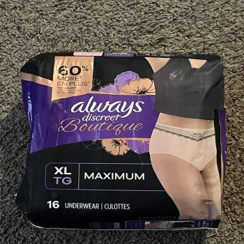 women’s always discreets under