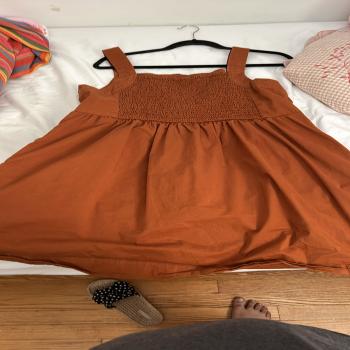 Orange dress