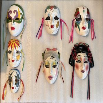 7 decorative masks