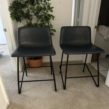 Blue Barstools