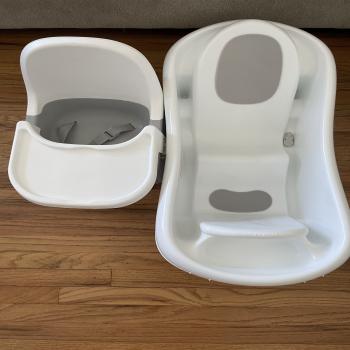 Infant bath tub and table top 