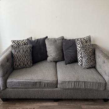 Cindy Crawford Gray Couch