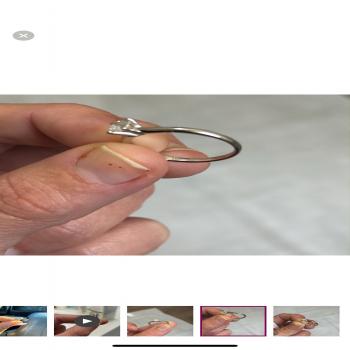 .75 Natural Round diamond ring
